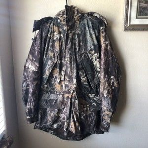 Gamehide 3-in-1 insulated Multi Pocket Hunting Jacket Hush Hide Mens Size XL GUC